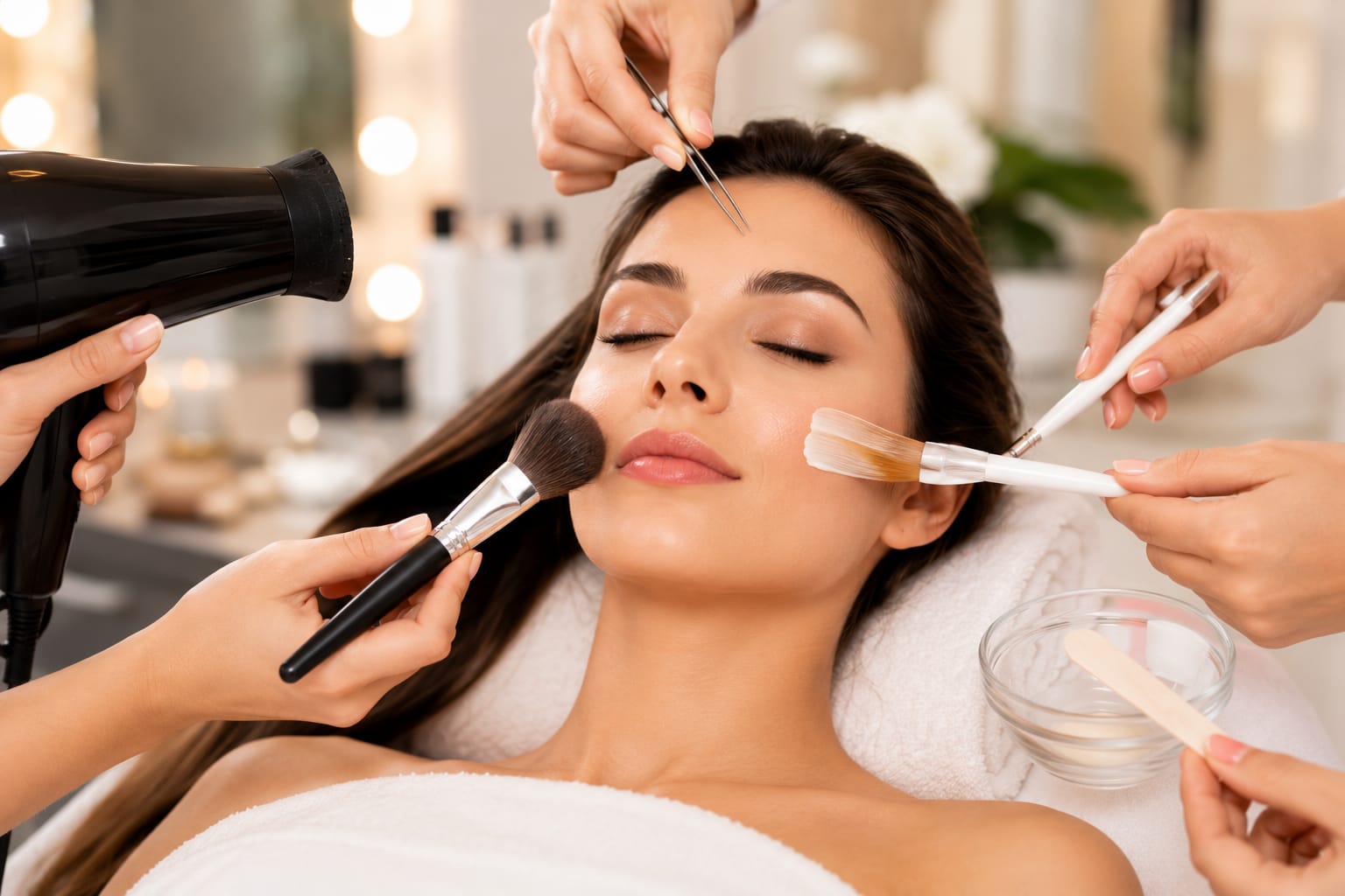 Beauty and hair styling training